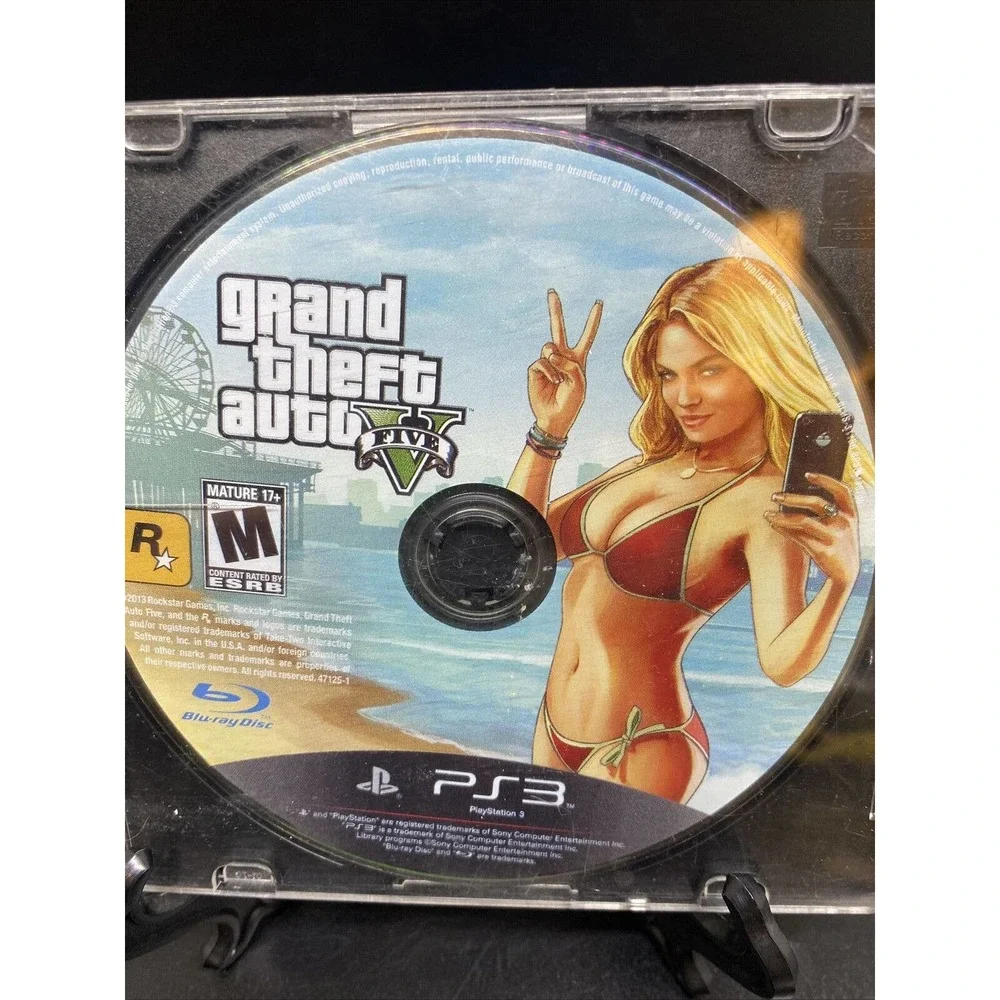 Grand Theft Auto V (Five) For PS3-PlayStation 3 Disc Only EUC